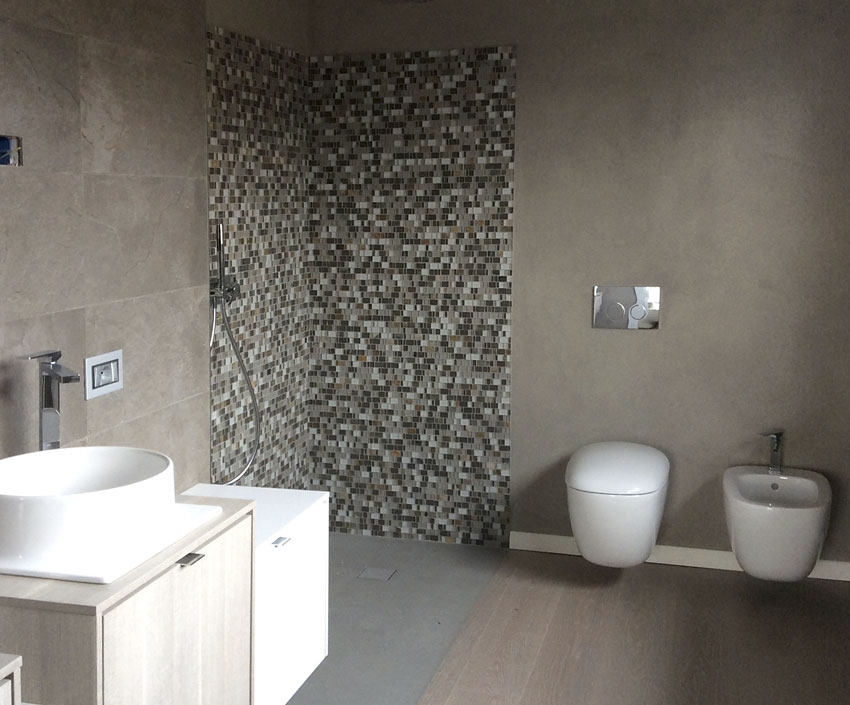 Renewing a bathroom in contemporary style